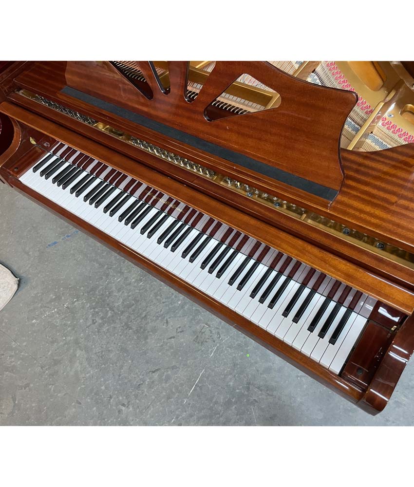 August Hoffman 5'0" 152S Grand Piano | Polished Walnut | SN: DG33191 | Used