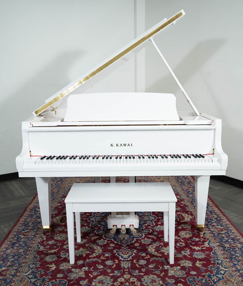 Kawai 5'0" GL-10 Baby Grand Piano | Snow White Polish | New