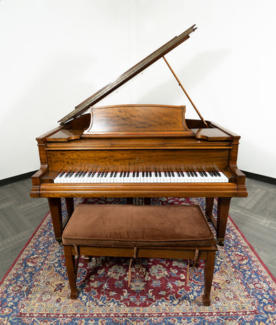 Steinway 5'10" Model O Grand Piano | Mahogany | SN: 186754 | Used