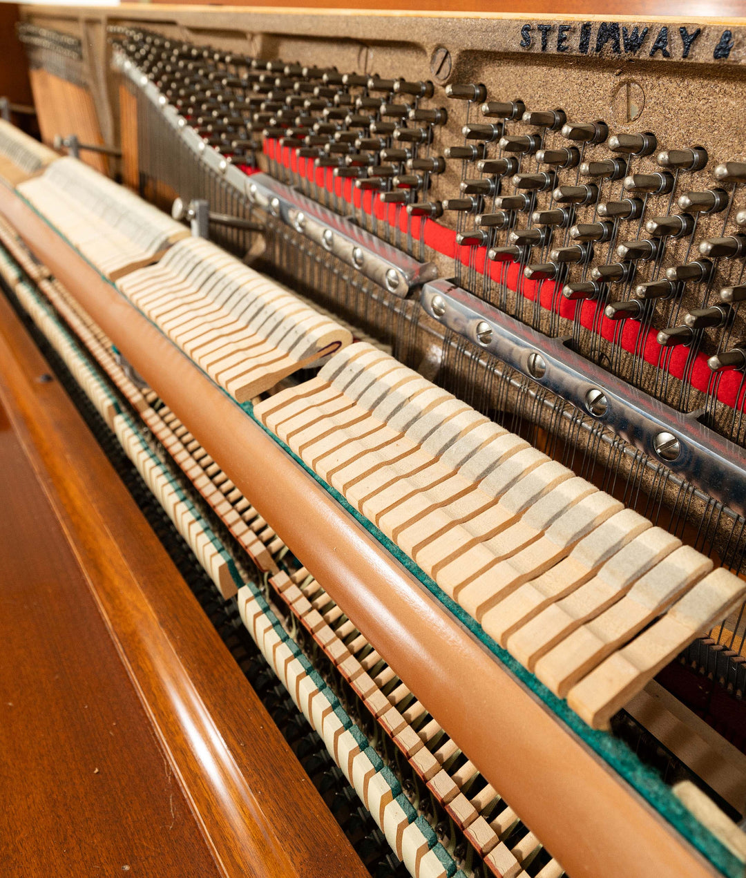 Steinway & Sons 1098 Studio Upright Piano | Satin Walnut | SN