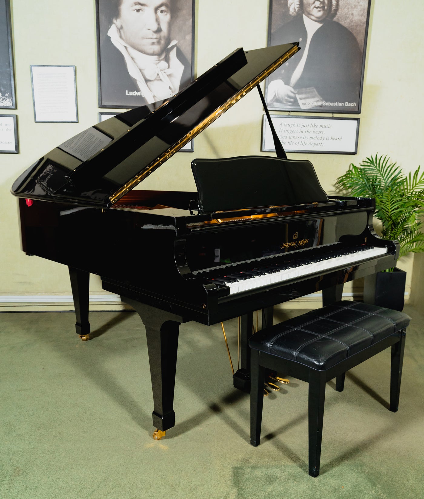 Shigeru Kawai 5'11" SK2 Classic Salon Grand Piano | Polished Ebony | SN: 2410570 | Used