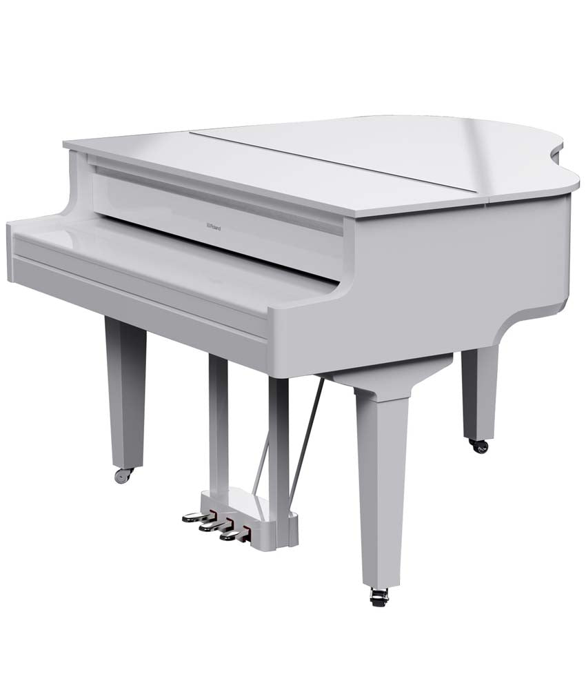 Roland GP-9M Digital Grand Piano w/ Bench - Polished White