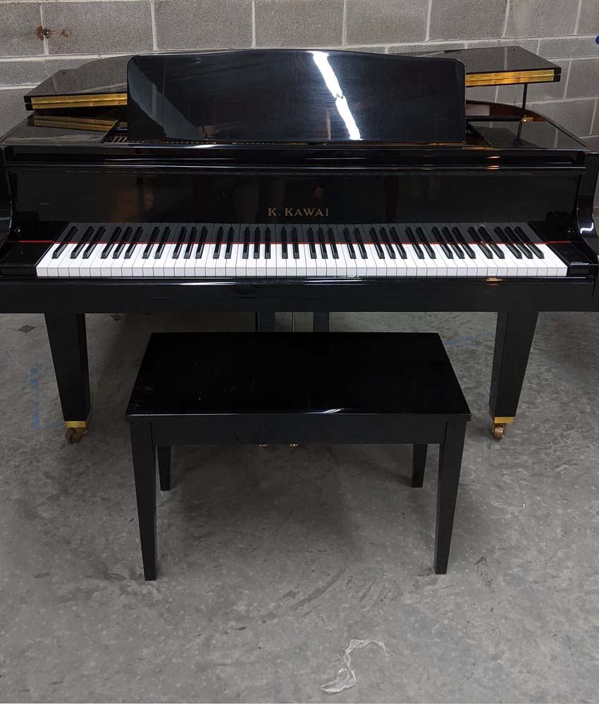 1997 Kawai 4'9" GM1 Grand Piano | Polished Ebony | SN: 2294917 | Used