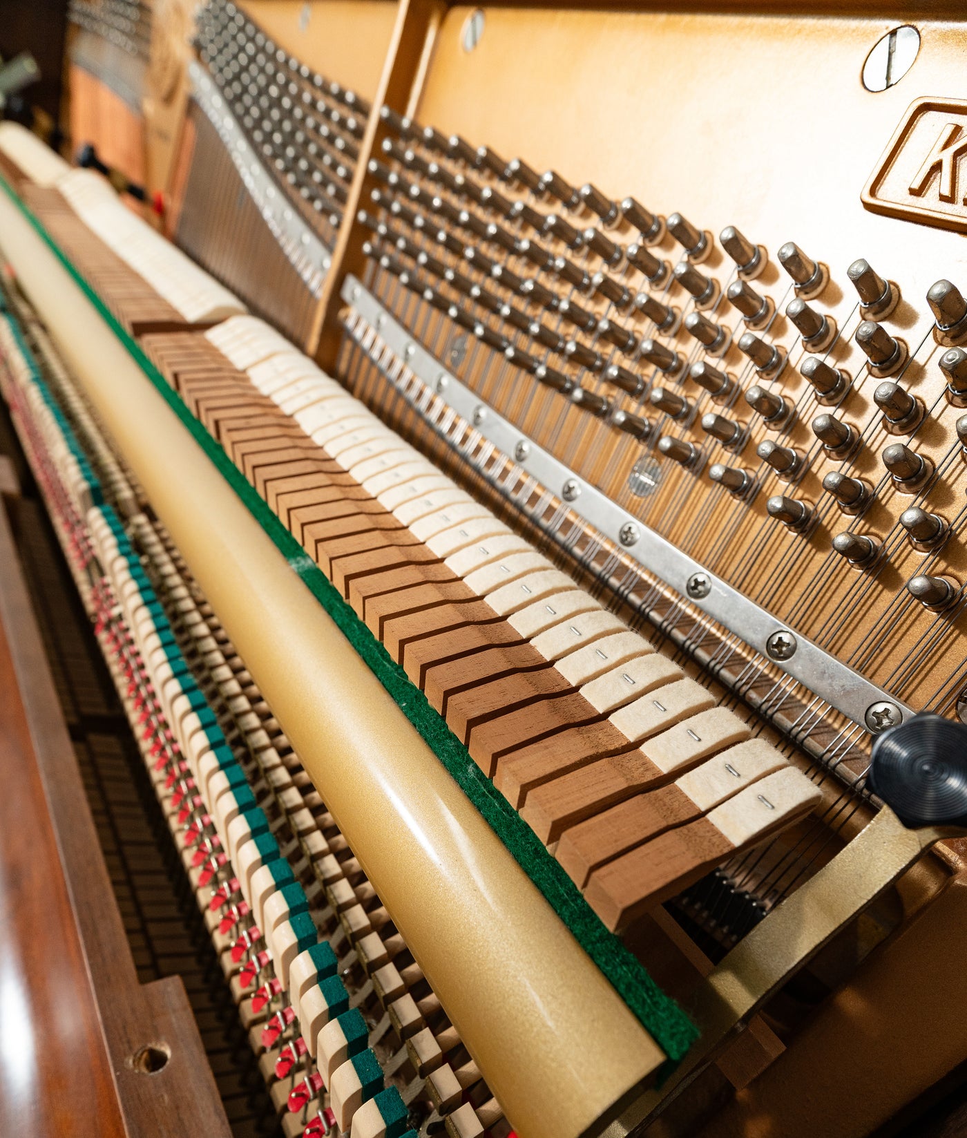 Kawai KL-502 Upright Piano | Satin Walnut | SN: K1368879 | Used