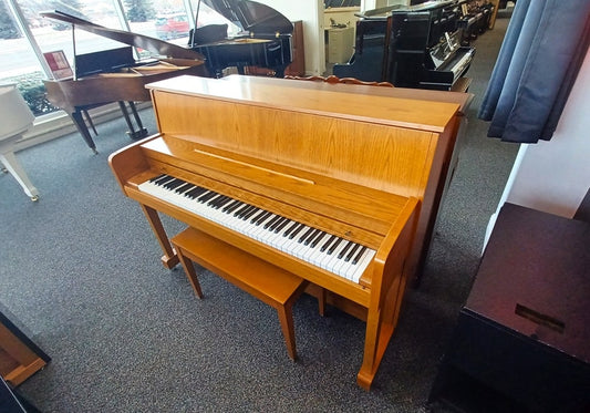 Kawai 44.5" 506S Studio Piano | Satin Oak | SN: 110281 | Used