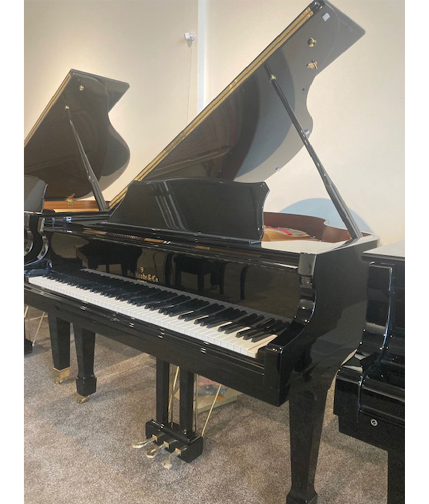 Knabe WG-54 Grand Piano | Polished Ebony | SN: IKSBG0017 | Used