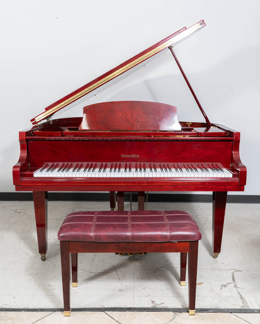 Wurlitzer C-143 Grand Piano | Polished Mahogany | 4'8"| Serial No. 67699 | Used