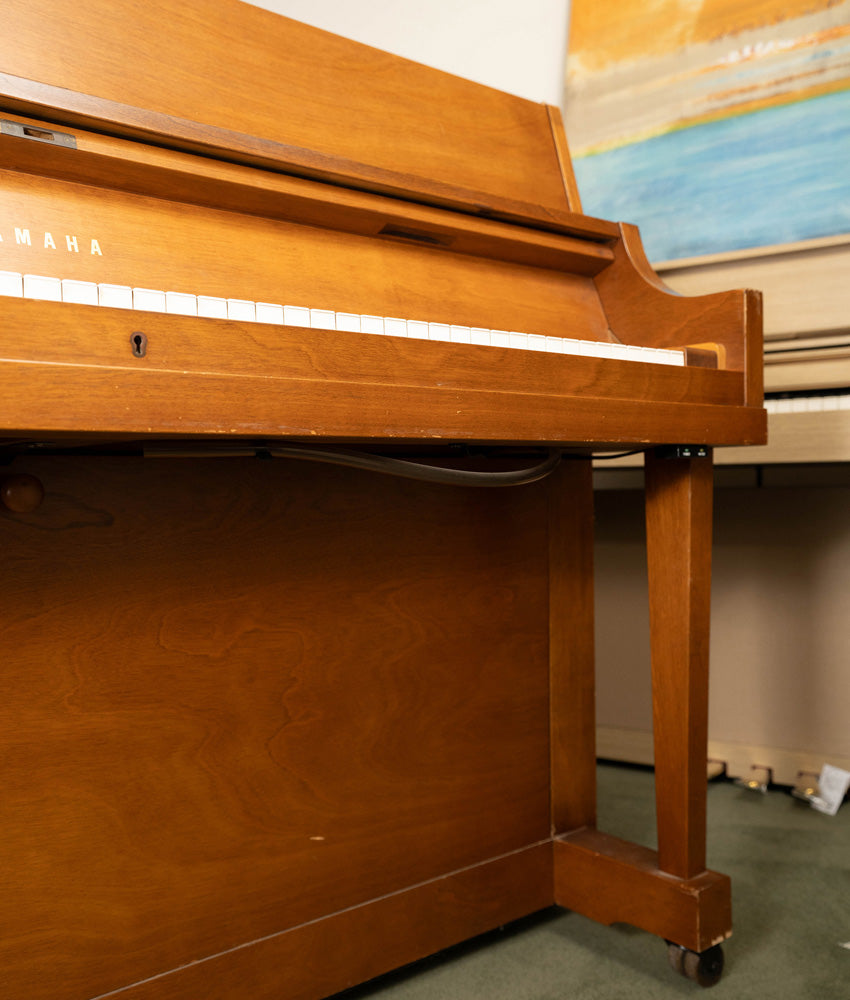 1972 Yamaha 45" P22 Upright Piano | Satin Walnut | Used