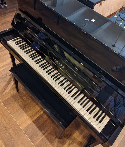 2008 Yamaha 47" T118 Upright Piano | Polished Ebony | SN: H0066332 | Used
