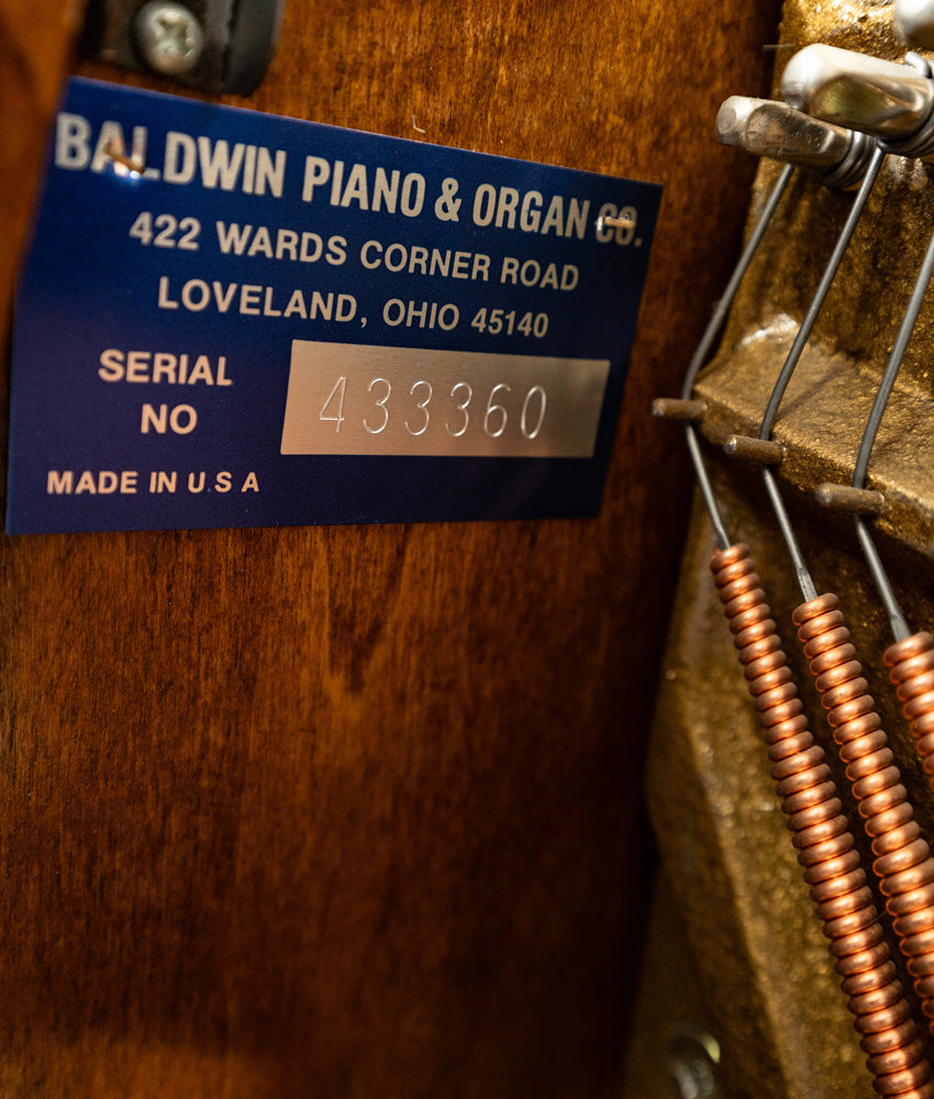 Baldwin 45" 5045 Upright Piano | Satin Oak | SN: 433360