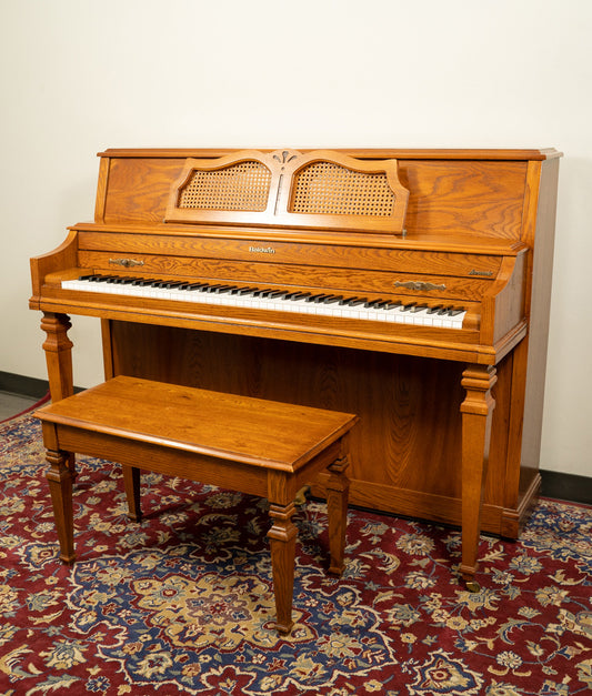 Acrosonic by Baldwin Spinet Piano | Satin Oak | SN: 1438800 | Used