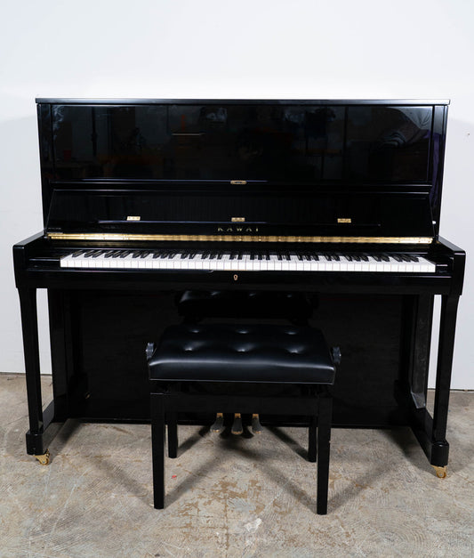 2024 Kawai K500 Professional Upright Piano | Polished Ebony | 51" | Used