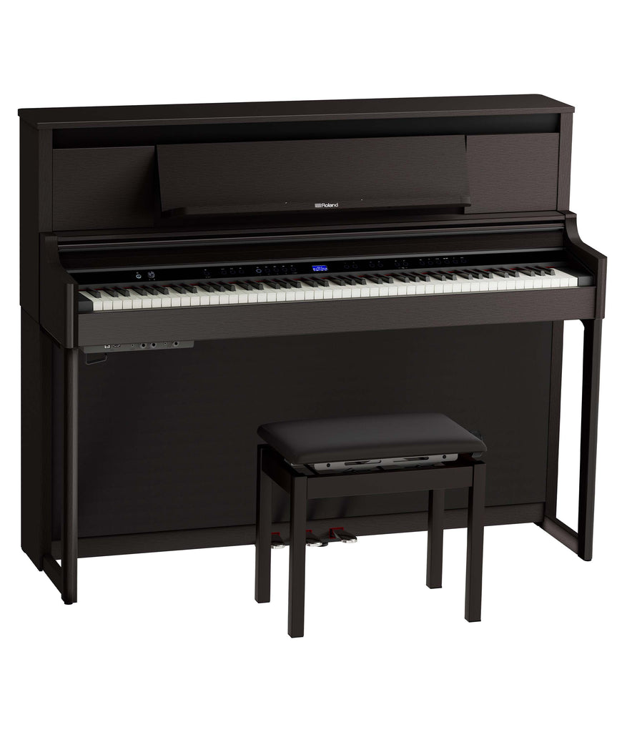 Roland LX-6 Digital Upright Piano w/ Bench and Stand - Dark