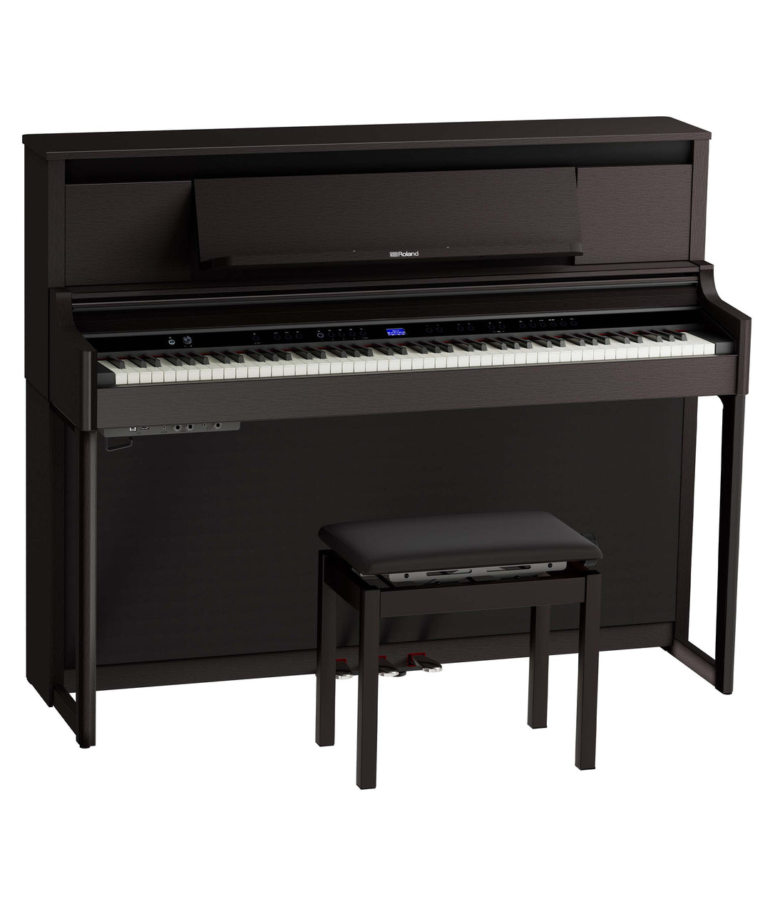 Roland LX-6 Digital Upright Piano w/ Bench and Stand - Dark