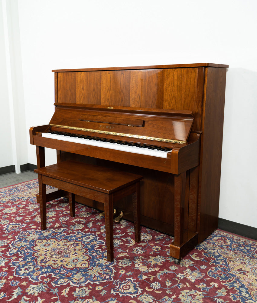 Kawai KL-502 Upright Piano | Polished Walnut | SN: K1355107 | Used