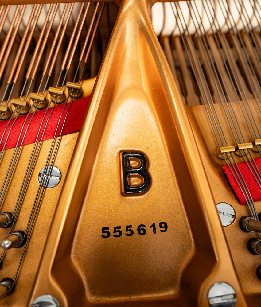 Steinway Model B Grand Piano | Satin Ebony | SN: 555619 | Used