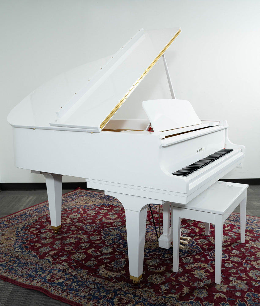 Kawai 5'0" GL-10 Baby Grand Piano | Snow White Polish | New