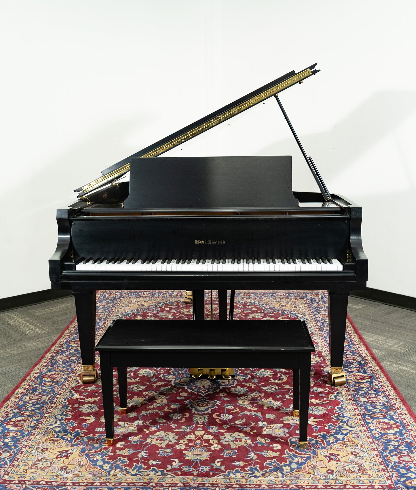 Baldwin 6'3" Model L Grand Piano | Satin Ebony | SN: 324966 | Used