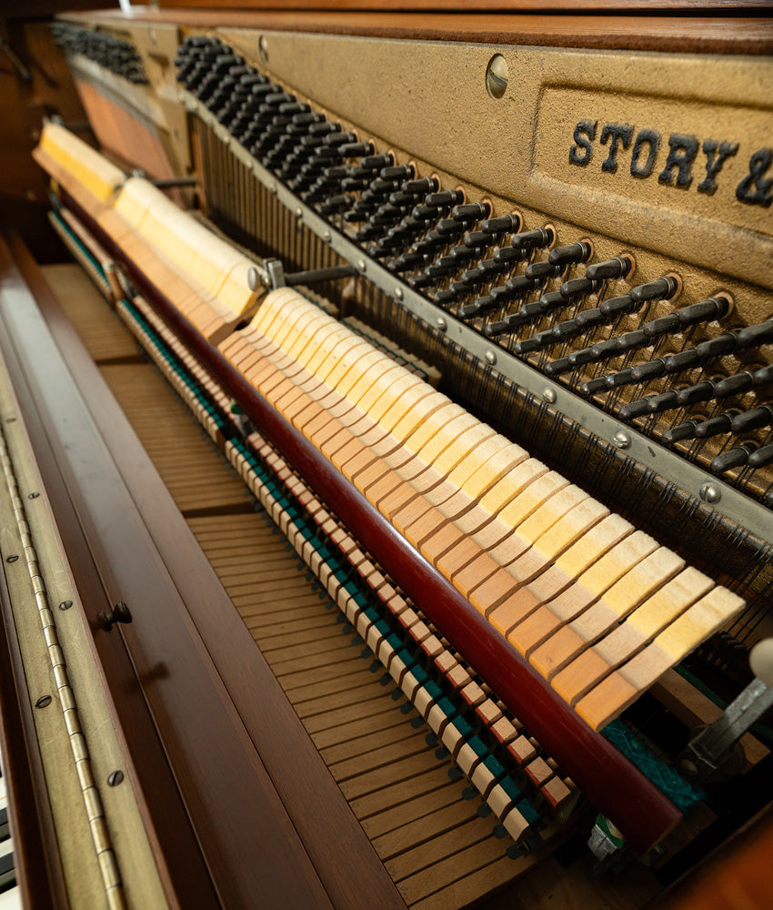 Story & Clark Upright Piano | Satin Mahogany | SN: 382703 | Used