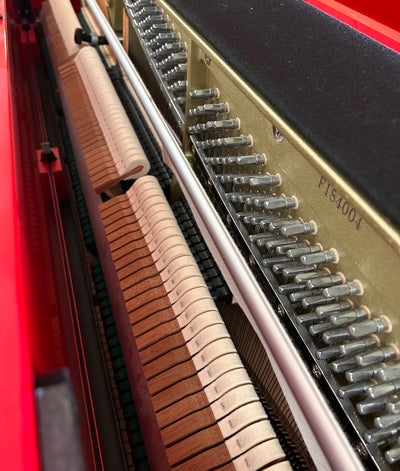2017 Kawai K-200 Ferrari Red Polish Upright Piano - Serial No. F184004 | Used