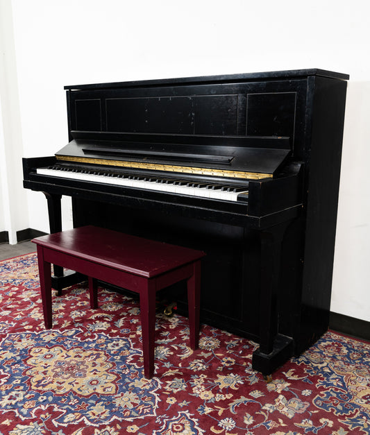 Steinway & Sons Model 45 Studio Upright Piano | Satin Ebony | SN: 458170 | Used