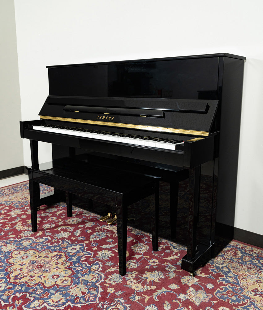 Yamaha 47" T118 Upright Piano | Polished Ebony | SN: H0099574 | Used