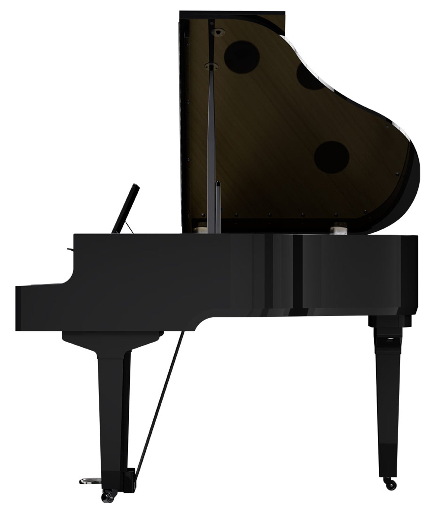 Roland GP-9M Digital Grand Piano Kit w/ Bench - Polished Ebony