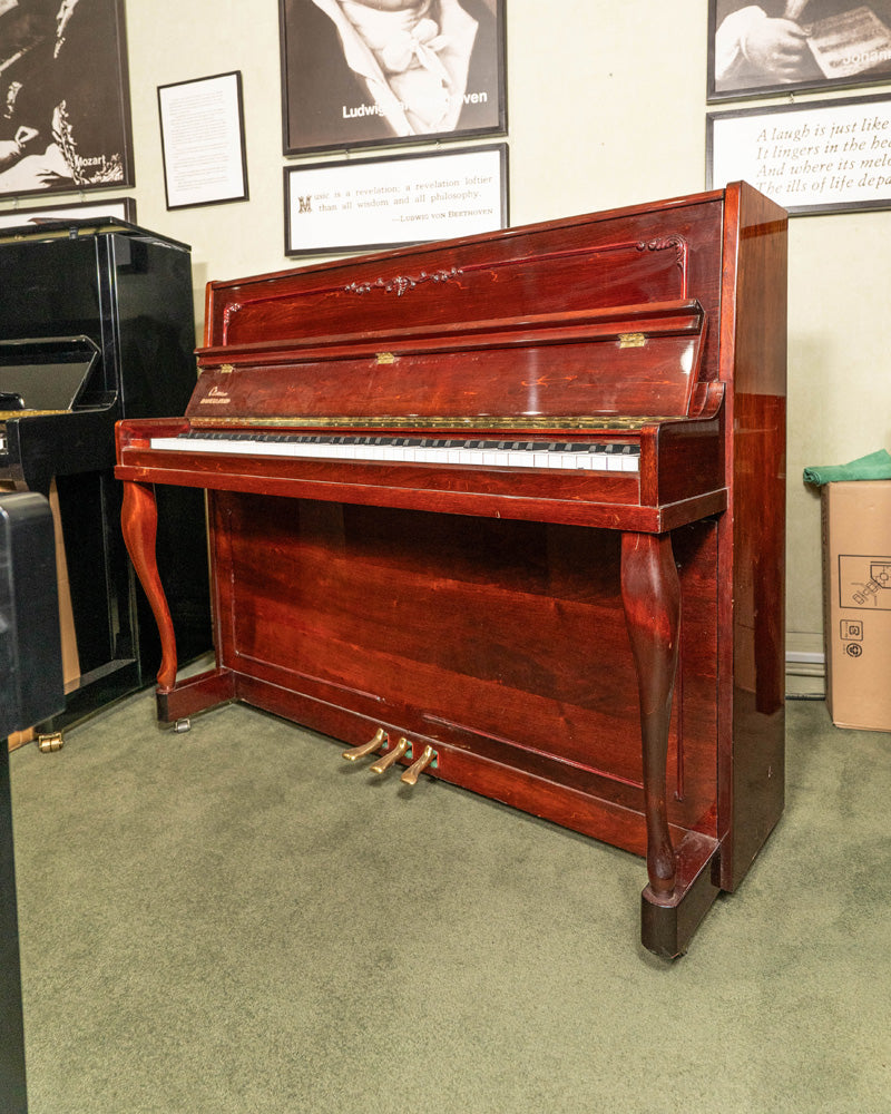 Nordiska 46" Upright Piano | Polished Mahogany | Used