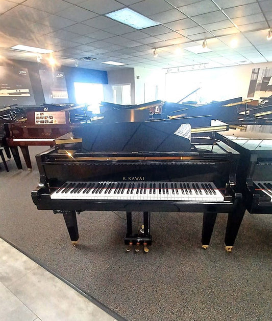 Kawai GM-12 Quiet Time Grand Piano (2014) | Polished Ebony | Used