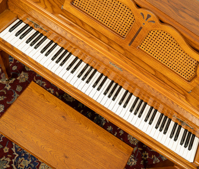 Acrosonic by Baldwin Spinet Piano | Satin Oak | SN: 1438800 | Used