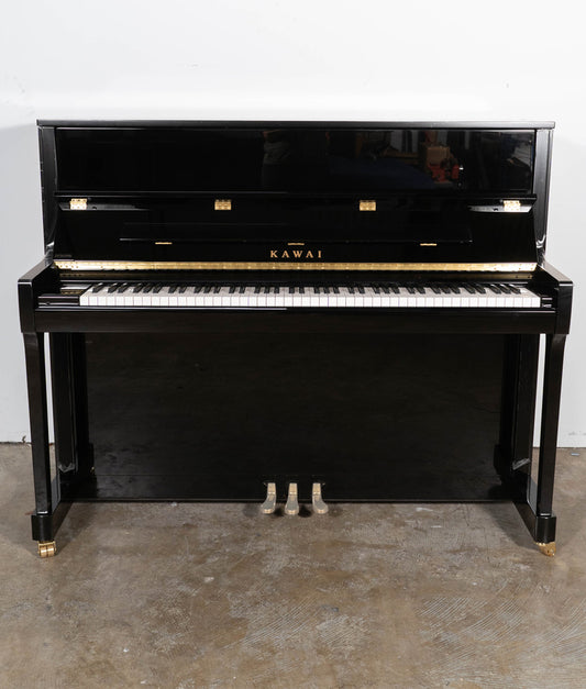 Kawai K-300 Upright Piano (2025) | Polished Ebony | 48” | Serial No. 2802945 | Used