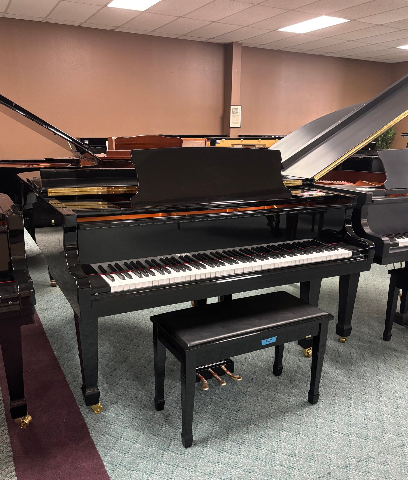 Pearl River GP170 Grand Piano | Polished Ebony | 5'7" | New