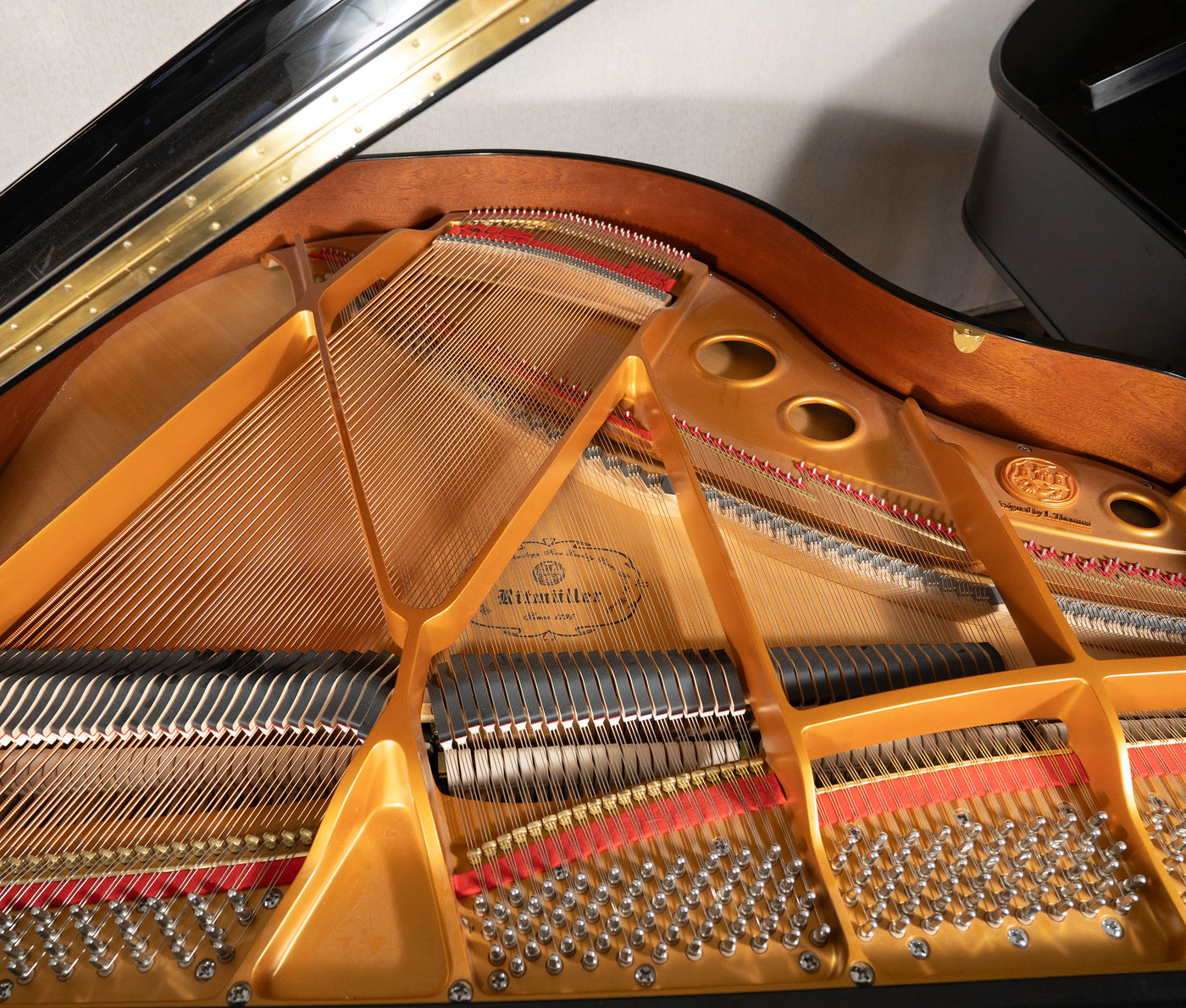 Ritmuller R8 Baby Grand Piano | Polished Ebony | 4.11" | Serial No. 1699852 | Used