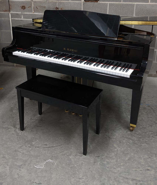 1997 Kawai 4'9" GM1 Grand Piano | Polished Ebony | SN: 2294917 | Used