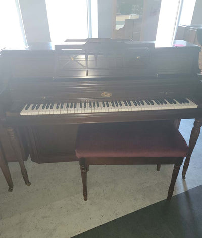 1980 Wurlitzer F-096 Upright Piano | Walnut Satin | SN: 1624292 | Used