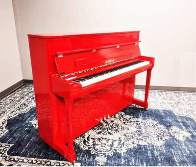 Kawai K-200 Upright Piano | Ferrari Red Polish | 45" | New