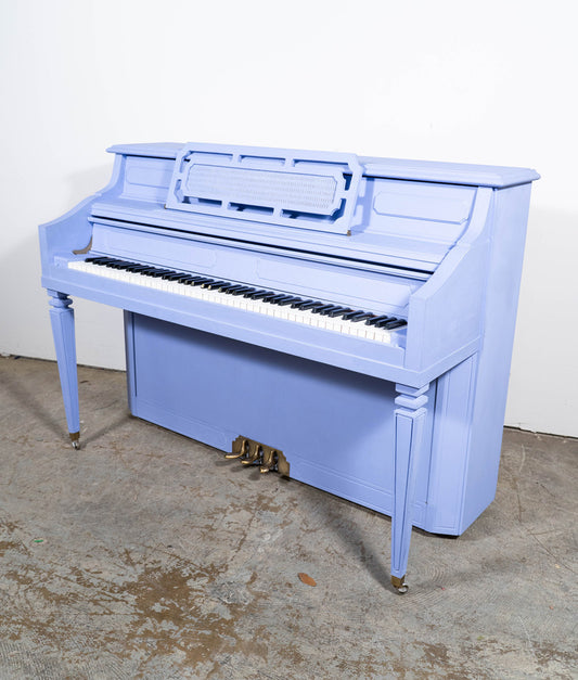 Sherman Clay Upright Piano | Periwinkle Purple | Used