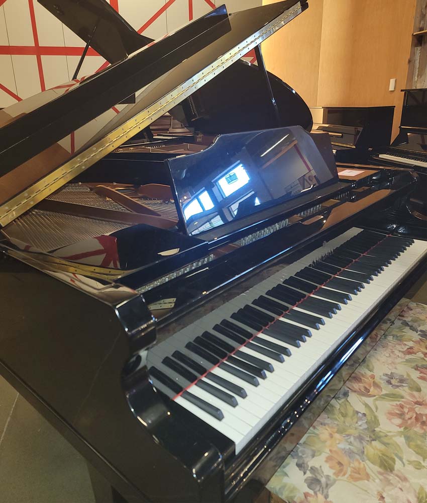 1994 Kimball 5'8" 580P Grand Piano | Ebony Polish | SN: R18625 | Used