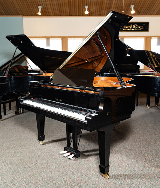 2001 Yamaha C3 6'1" Grand Piano | Polished Ebony | Mint Condition | SN: 5930313 | Used