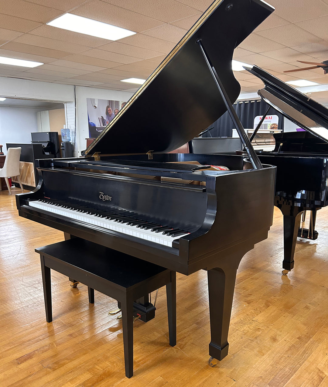 1994 Boston GP163 Baby Grand Piano in Satin Ebony | Used – Alamo