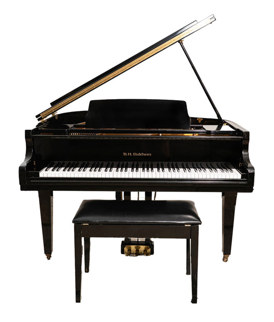 Baldwin C142 Grand Piano | Polished Ebony | Used