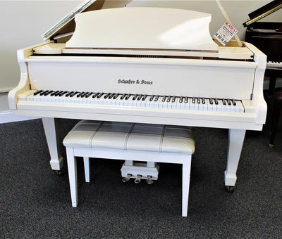 Schafer & Sons 5'10" SS-510 Grand Piano | Polished Ivory | SN: G025553 | Used