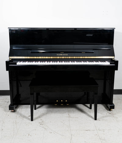 2012 Yamaha T118 Upright Piano | Polished Ebony | 47" | Serial No. H0206169 | Used