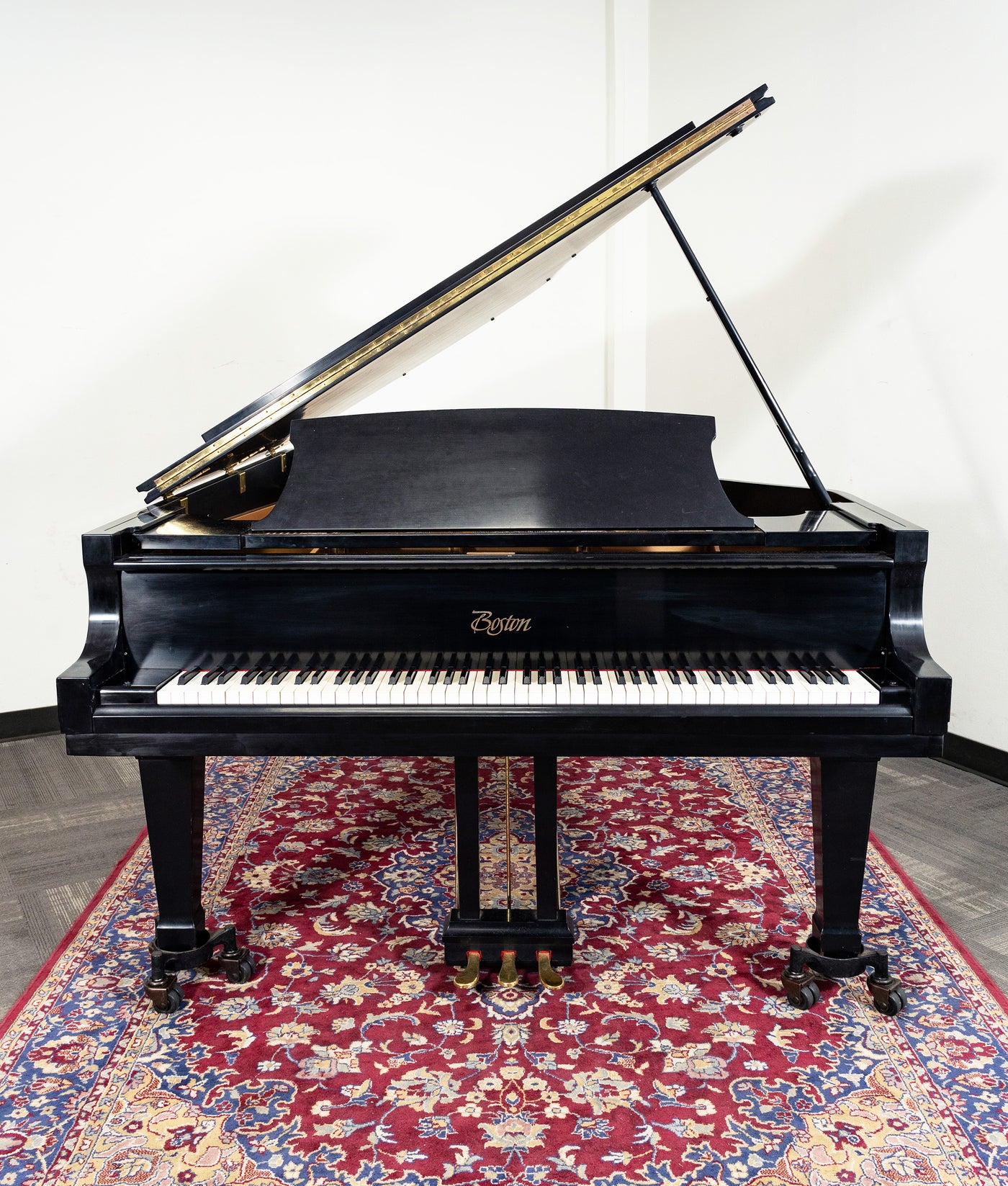 Boston GP218 Grand Piano | Satin Ebony | SN: 105093 | Used