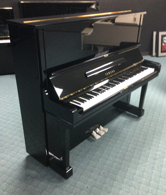 Yamaha U3H Upright Piano | Polished Ebony | 52" | Serial No. 2177735 | Used