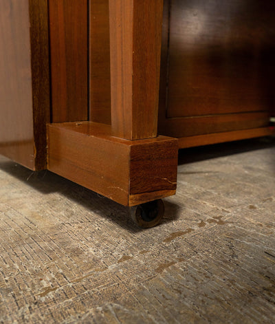 1976 Steinway Model 45 Studio Upright Piano | Satin Mahogany | Serial No. 446897 | Used