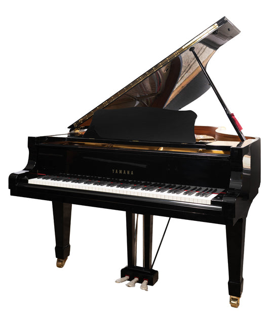 Yamaha C7 Grand Piano (1989) | 7'4"| Refurbished | Polished Ebony | Used
