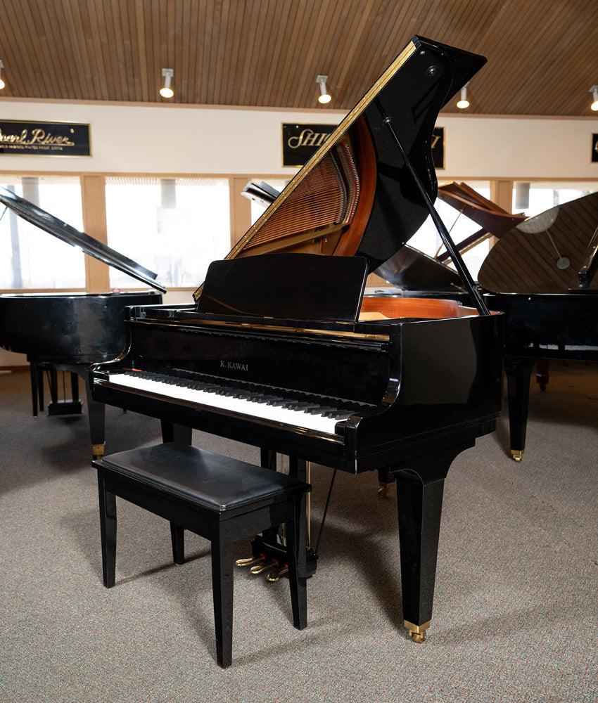 Kawai 5'0" GM-10 Grand Piano | Polished Ebony | SN: F010041 | Used