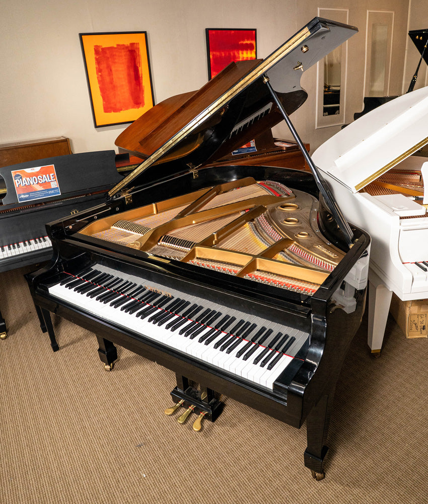 1987 Schumann G82 Grand Piano | Polished Ebony | SN: 8701180 | Used