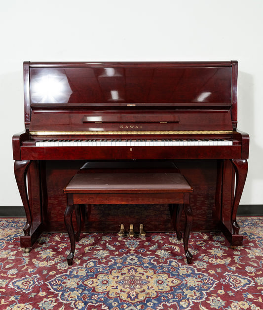 Kawai KL-705 Upright Piano | Dark Polished Walnut | SN: M1188597 | Used